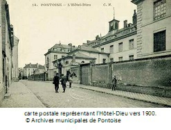 Hôtel-Dieu vers 1900