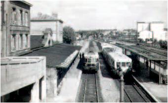 La construction de la gare